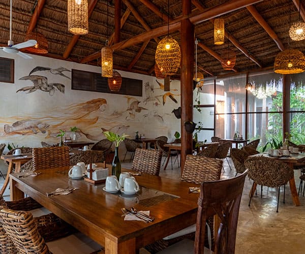restaurante desayuno hotel boutique holbox
